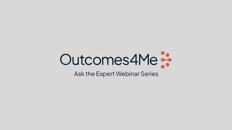 Outcomes4Me logo with Ask the Expert text